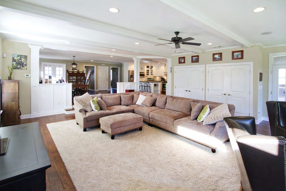 Open kitchen overlooking the great room