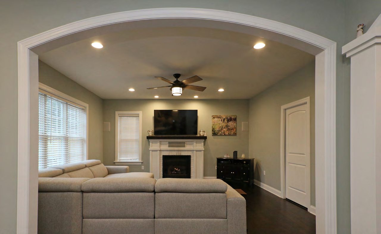 Kitchen island and large gas range