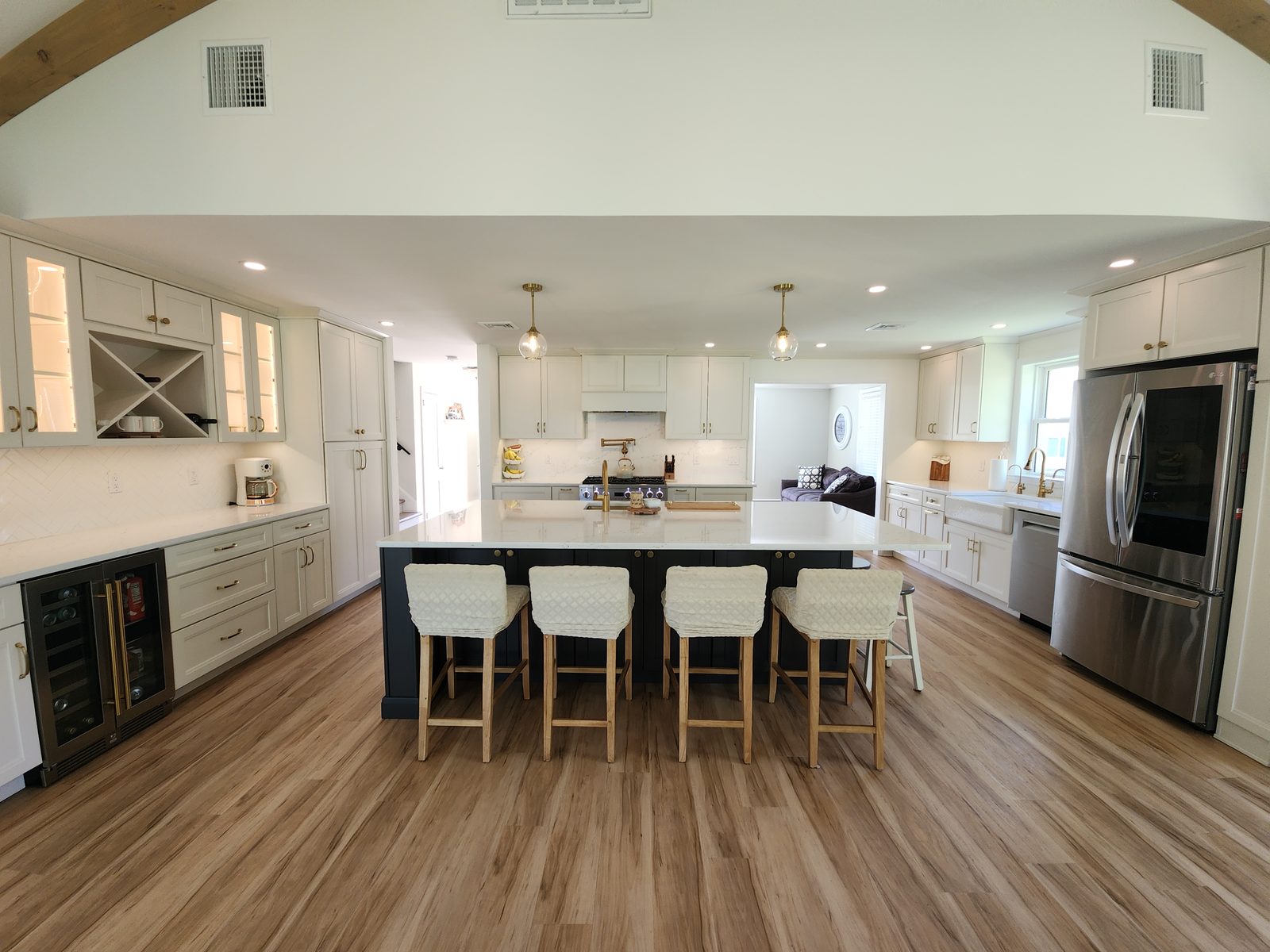 Great room interior detail